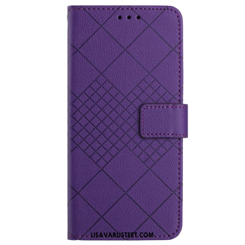 Kotelot Xiaomi Redmi Note 13 4g Hihnallinen Timanttikuvio Suojakuori