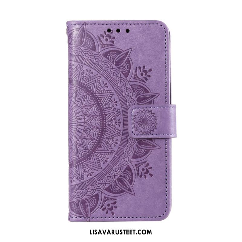 Kotelot Xiaomi Redmi Note 13 Pro 5g Mandala-aurinko Hihnalla Suojakuori