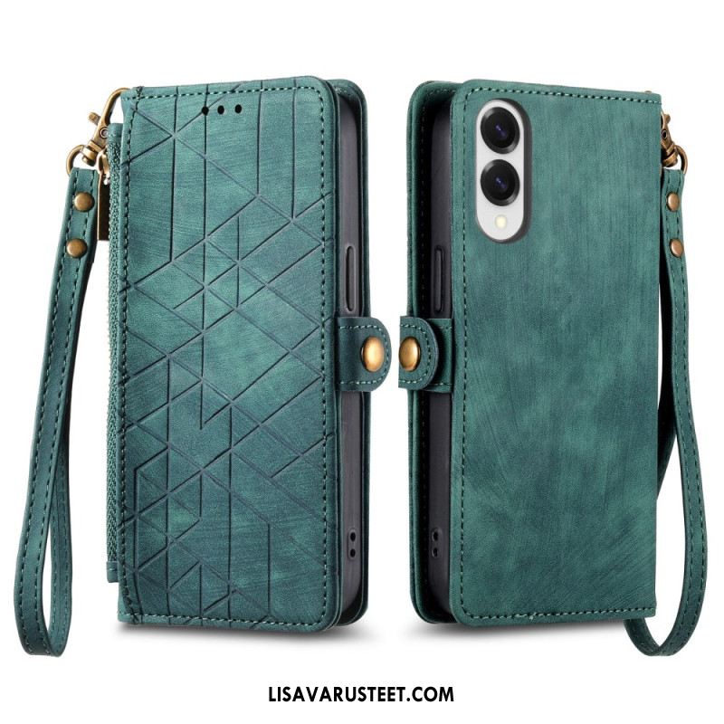 Kotelot Xiaomi Redmi Note 14 4g Puhelinkuoret Geometriset Viivat Hihnalla