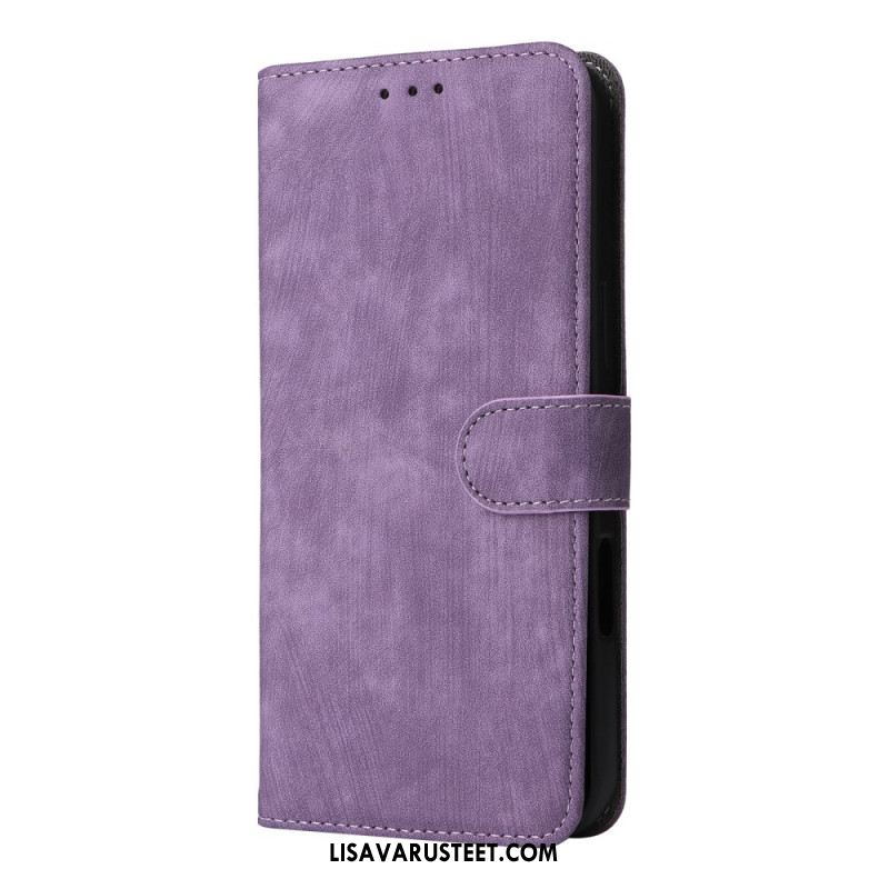 Kotelot Xiaomi Redmi Note 14 4g Puhelinkuoret Rfid-suojattu Mokkanahkakuvio Hihnalla