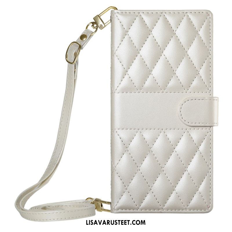 Kotelot Xiaomi Redmi Note 14 4g Tikattu Hihnalla Ja Olkahihnalla Suojakuori