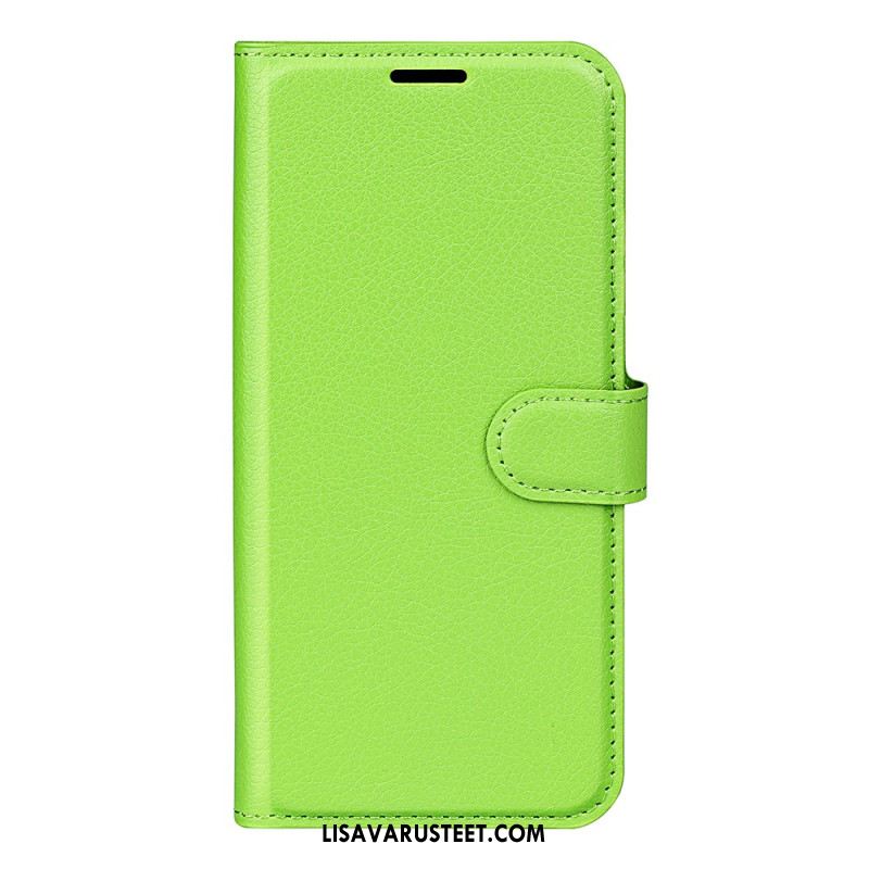 Kotelot Xiaomi Redmi Note 14 5g Klassinen Litsi-tekonahka