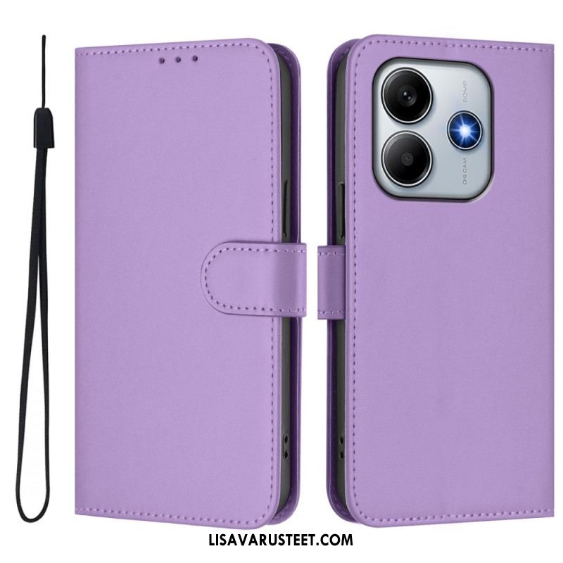 Kotelot Xiaomi Redmi Note 14 5g Nahkaefektiranneke