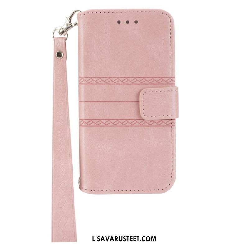 Kotelot Xiaomi Redmi Note 14 5g Puhelinkuoret Friisikuvio Ja Hihna