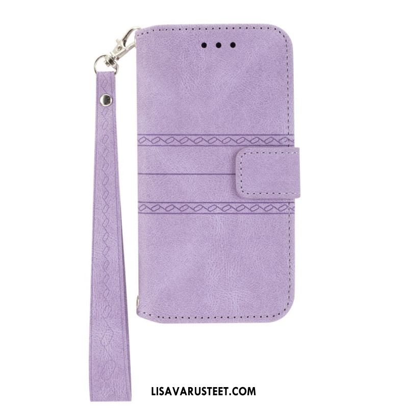 Kotelot Xiaomi Redmi Note 14 5g Puhelinkuoret Friisikuvio Ja Hihna