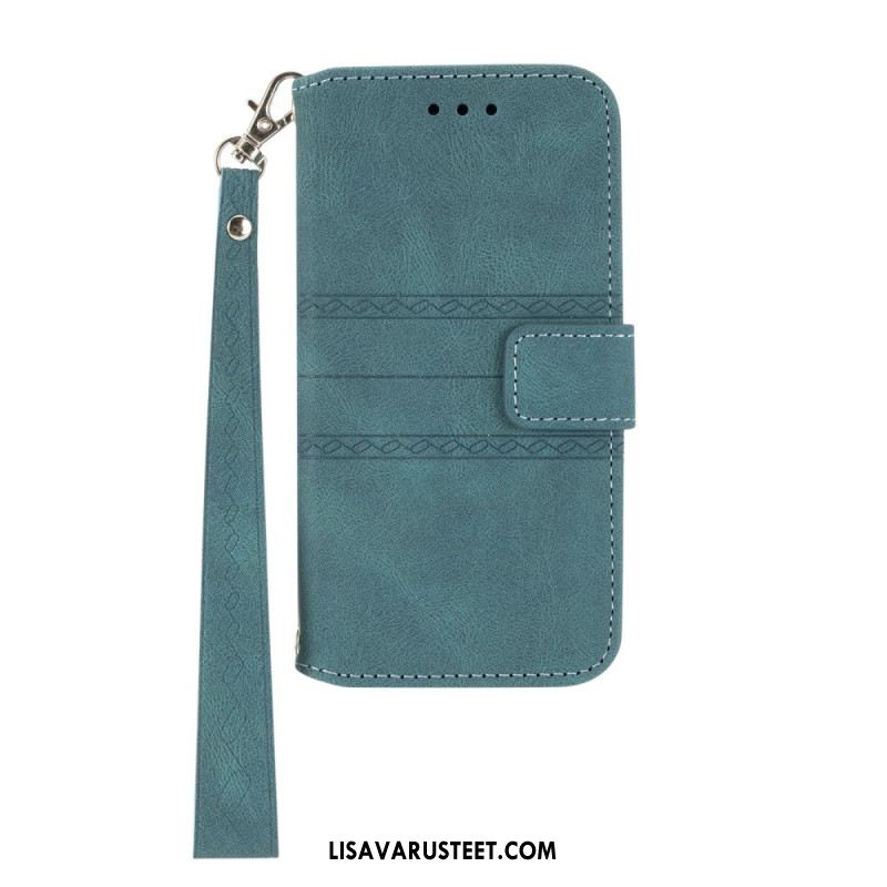 Kotelot Xiaomi Redmi Note 14 5g Puhelinkuoret Friisikuvio Ja Hihna