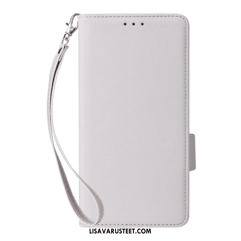 Kotelot Xiaomi Redmi Note 14 Pro 4g Litsikuvioinen Tekonahkahihna