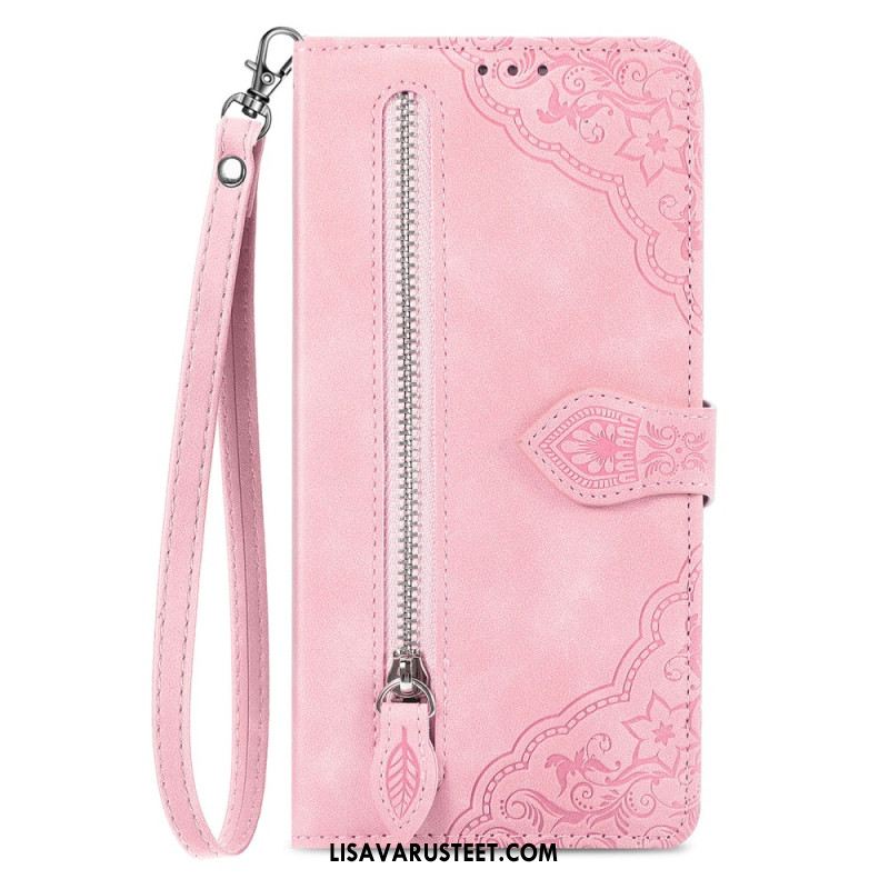 Kotelot Xiaomi Redmi Note 14 Pro 4g Puhelinkuoret Mokkanahkainen Pitsikuvio