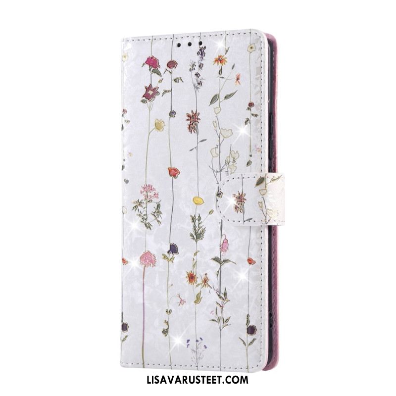 Kotelot Xiaomi Redmi Note 14 Pro 4g Rfid-suojattu Kukkakuvio