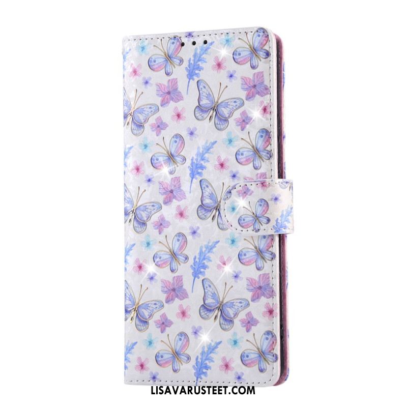 Kotelot Xiaomi Redmi Note 14 Pro 4g Rfid-suojattu Kukkakuvio