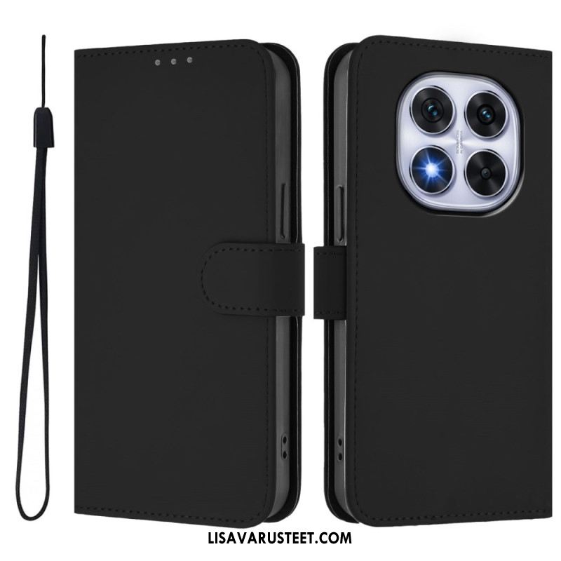 Kotelot Xiaomi Redmi Note 14 Pro Plus 5g Yksinkertaista Nahkaa Suojakuori