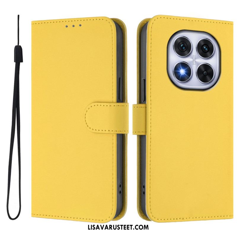 Kotelot Xiaomi Redmi Note 14 Pro Plus 5g Yksinkertaista Nahkaa Suojakuori