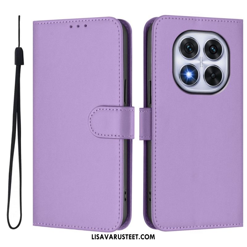 Kotelot Xiaomi Redmi Note 14 Pro Plus 5g Yksinkertaista Nahkaa Suojakuori