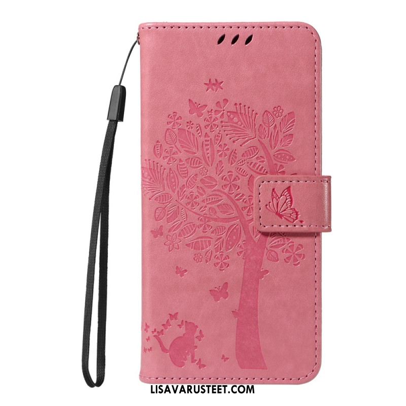 Kotelot Xiaomi Redmi Note 15 5g Kissa- Ja Puukuvio