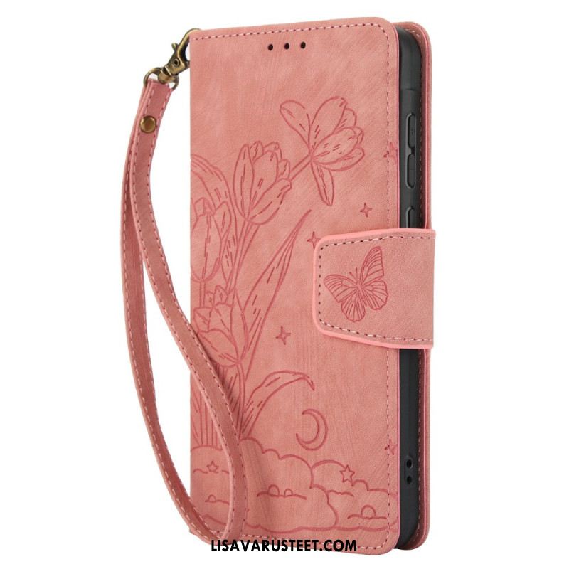 Kotelot Xiaomi Redmi Note 15 5g Kukkia Ja Perhosia Suojakuori