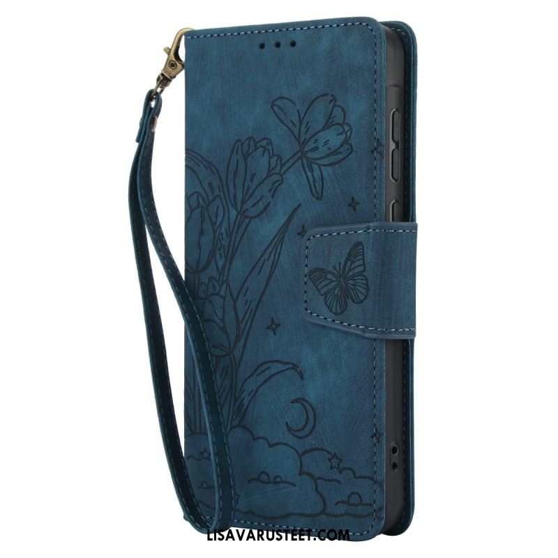 Kotelot Xiaomi Redmi Note 15 5g Kukkia Ja Perhosia Suojakuori