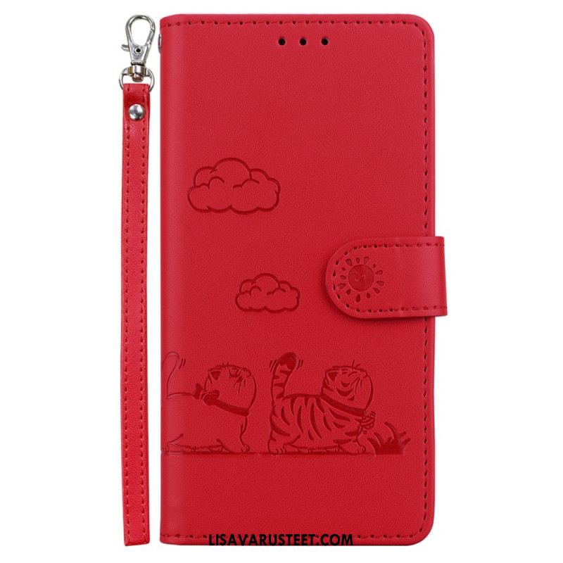 Kotelot Xiaomi Redmi Note 15 5g Puhelinkuoret Rfid-esto Ja Kissanpentukuvio