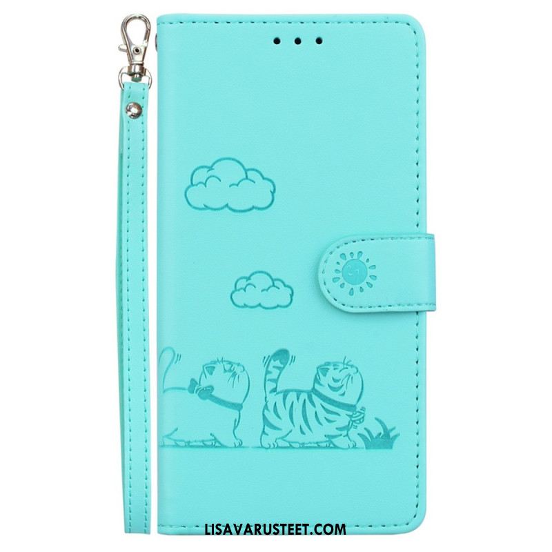 Kotelot Xiaomi Redmi Note 15 5g Puhelinkuoret Rfid-esto Ja Kissanpentukuvio