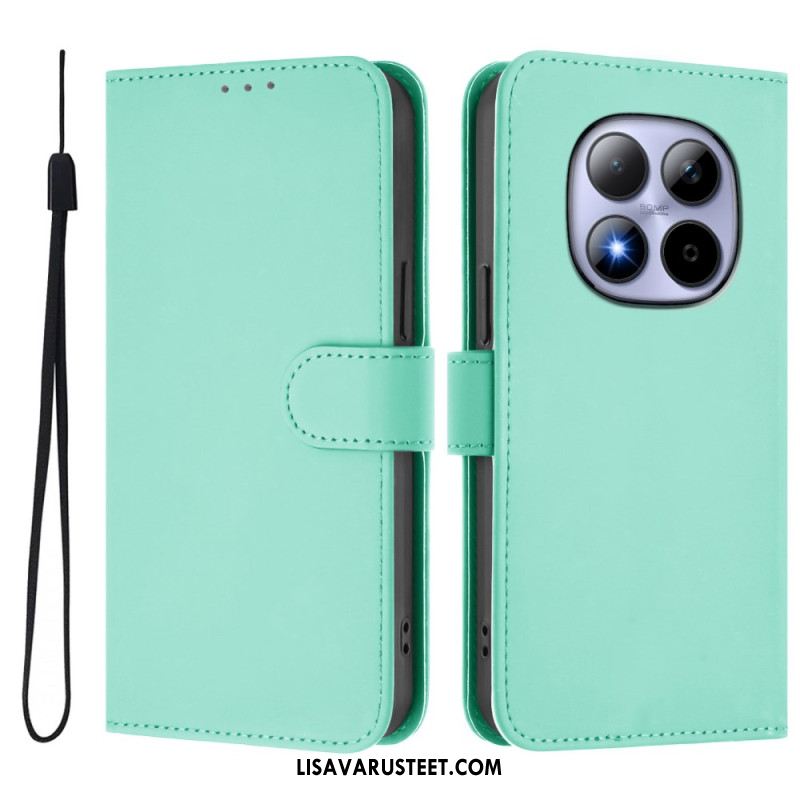 Kotelot Xiaomi Redmi Note 15 Pro 5g Puhelinkuoret Yksiväristä Keinonahkaa