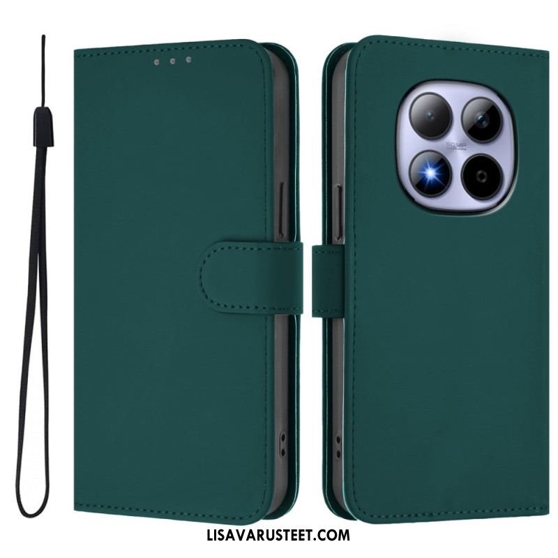 Kotelot Xiaomi Redmi Note 15 Pro 5g Puhelinkuoret Yksiväristä Keinonahkaa