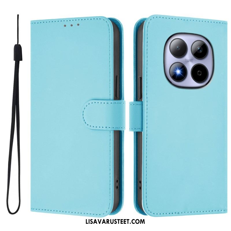 Kotelot Xiaomi Redmi Note 15 Pro 5g Puhelinkuoret Yksiväristä Keinonahkaa