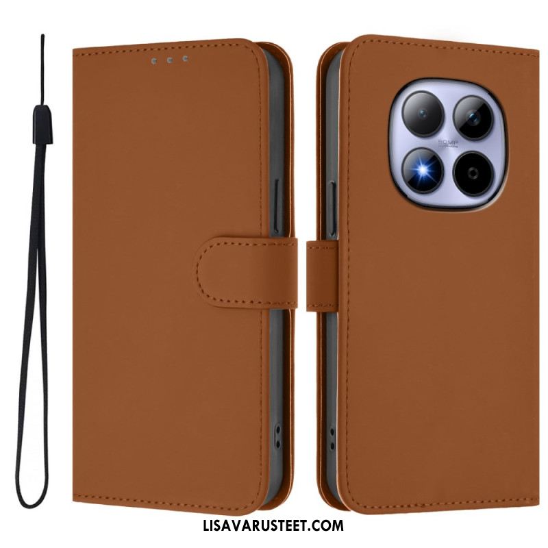 Kotelot Xiaomi Redmi Note 15 Pro 5g Puhelinkuoret Yksiväristä Keinonahkaa