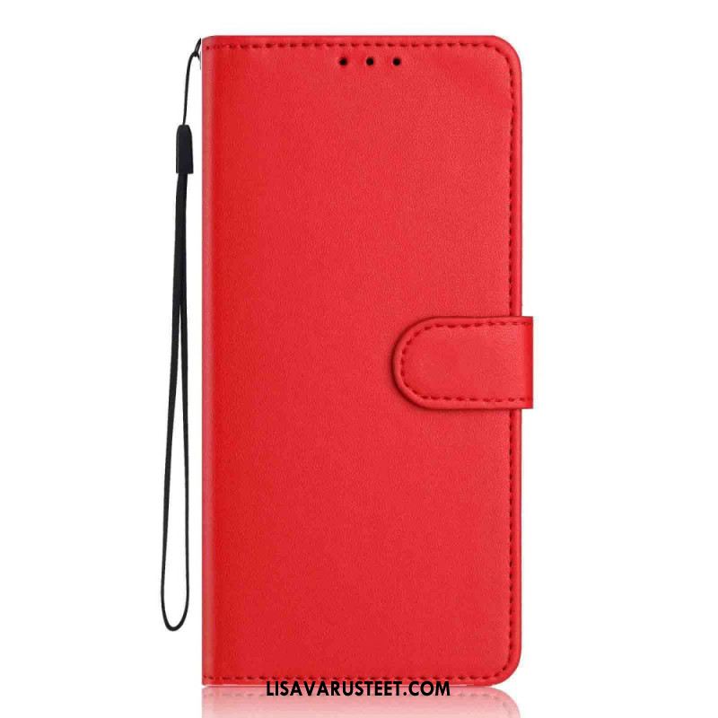 Kotelot Xiaomi Redmi Note 15 Pro 5g Yksivärinen Tekonahka Suojakuori