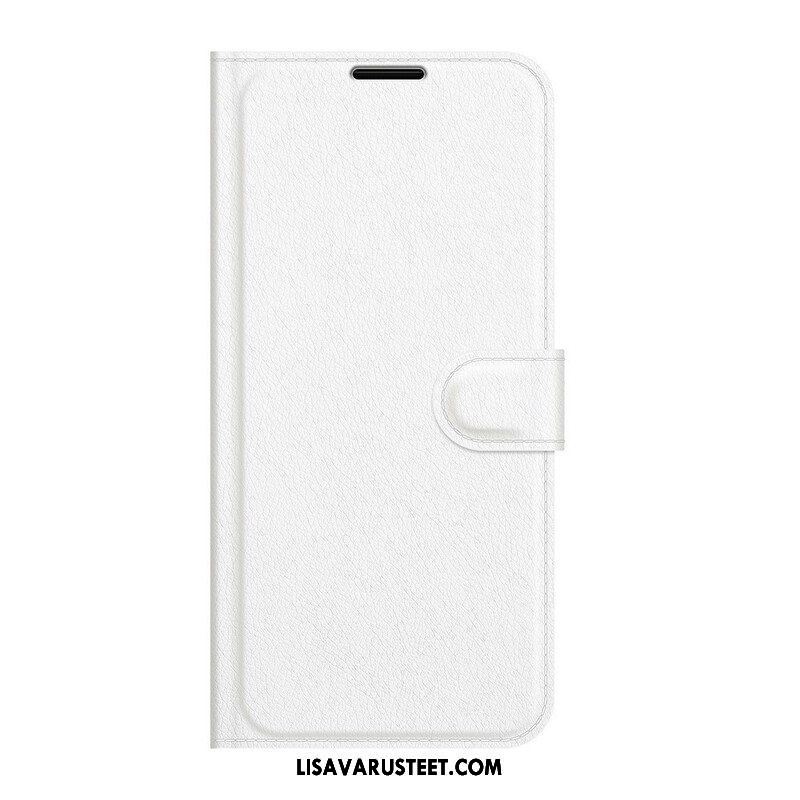 Kotelot iPhone 13 Mini Klassinen Litsi-nahkaefekti