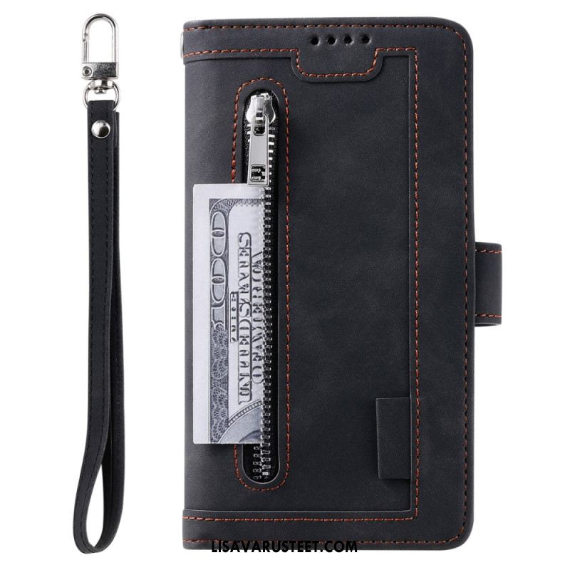 Kotelot iPhone 16 Plus A9 Lanyard-korttipidike Suojakuori