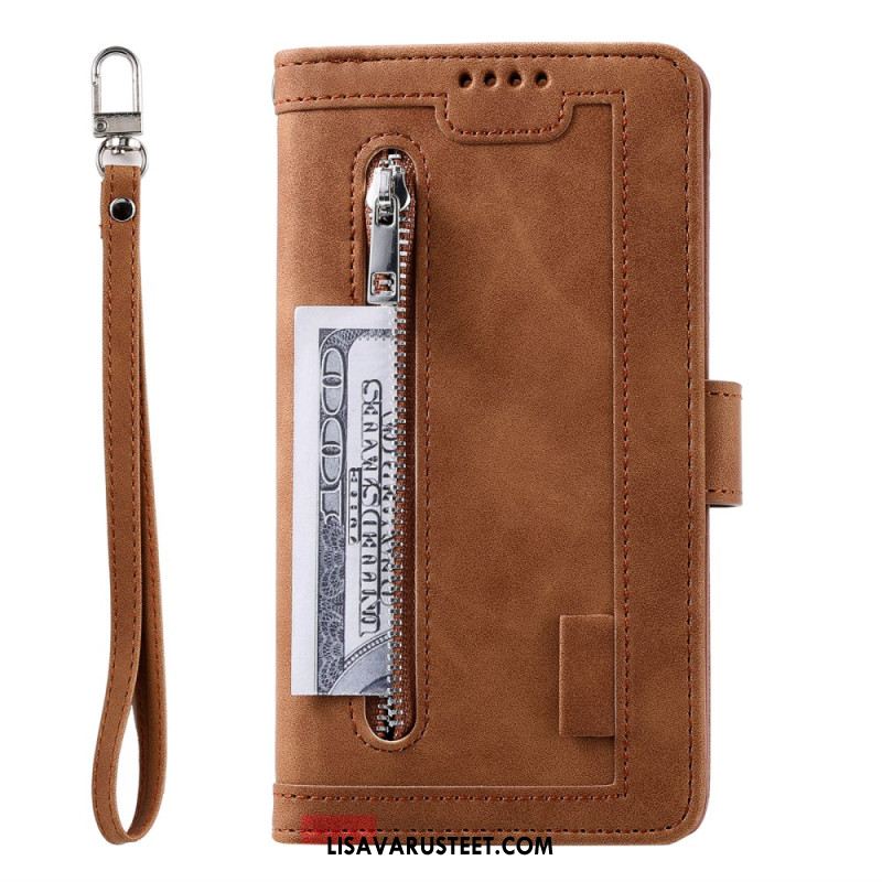 Kotelot iPhone 16 Plus A9 Lanyard-korttipidike Suojakuori
