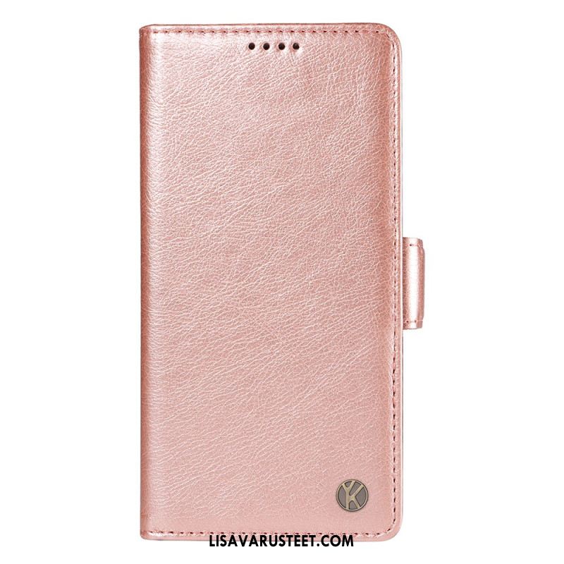 Kotelot iPhone 16 Puhelinkuoret Yikatu Vintage Faux Leather