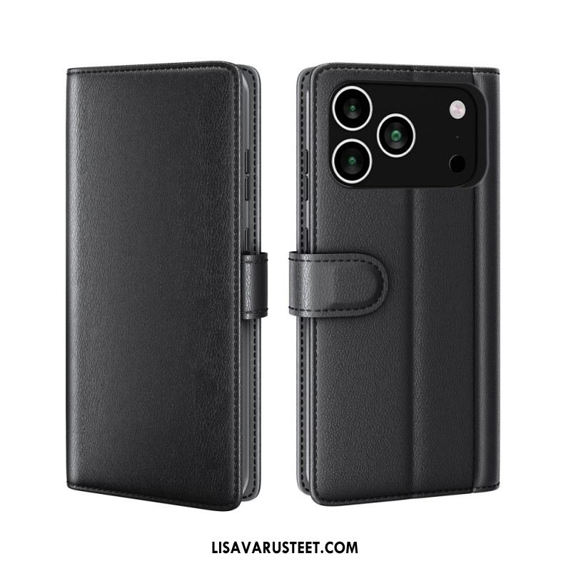 Kotelot iPhone 17 Pro Aito Nahkalompakko