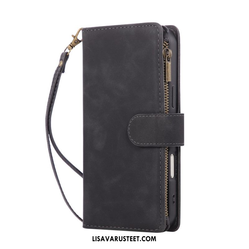 Kotelot iPhone 17 Pro Max Mokkanahkamainen Lompakko Suojakuori