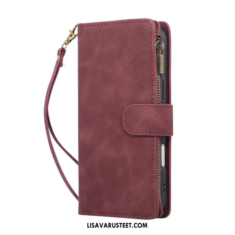 Kotelot iPhone 17 Pro Max Mokkanahkamainen Lompakko Suojakuori