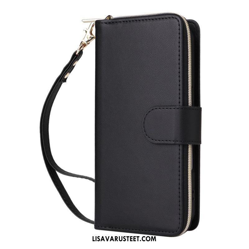 Kotelot iPhone 17 Puhelinkuoret 9 Kortin Lokeron Lompakko Ja Nauha