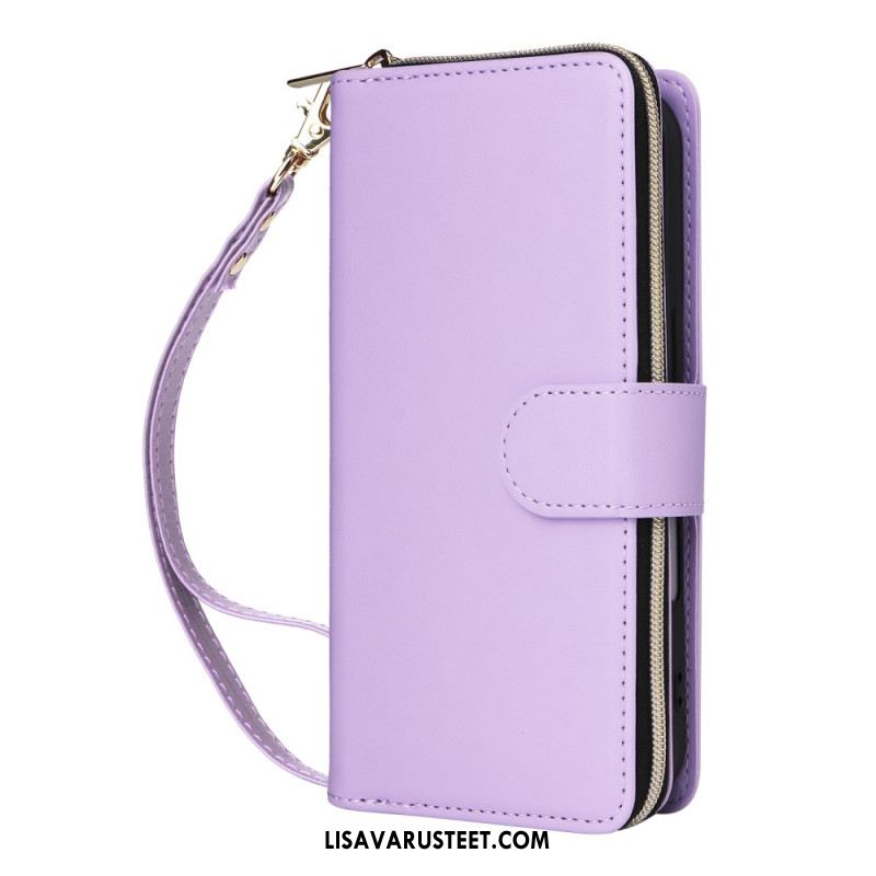 Kotelot iPhone 17 Puhelinkuoret 9 Kortin Lokeron Lompakko Ja Nauha