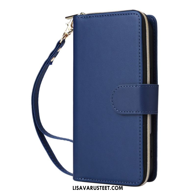 Kotelot iPhone 17 Puhelinkuoret 9 Kortin Lokeron Lompakko Ja Nauha