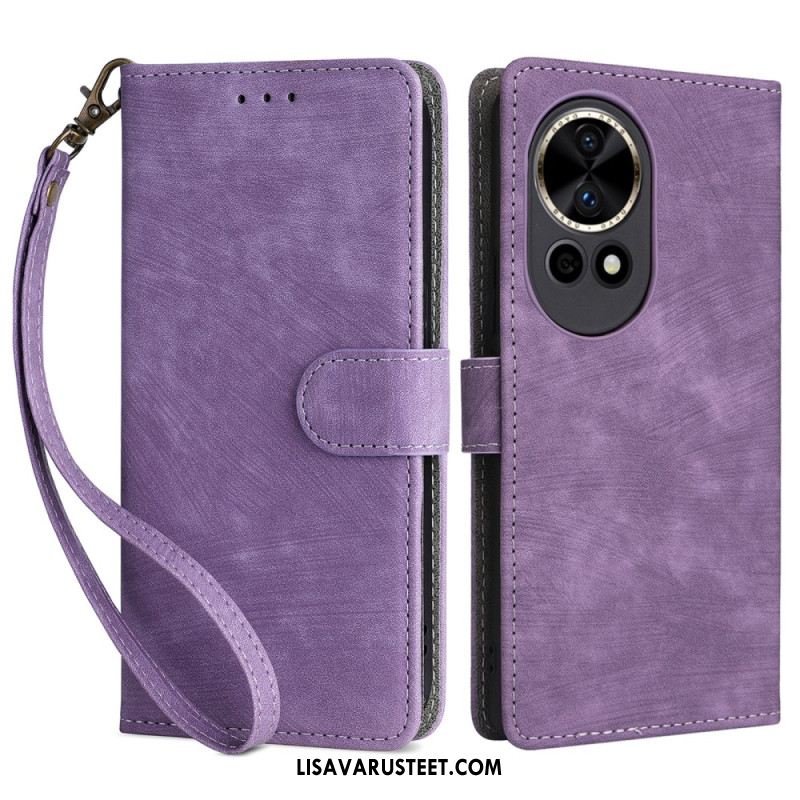 Kuoret Huawei Nova 13 Rfid-mokkanahkakuvioinen Lompakko