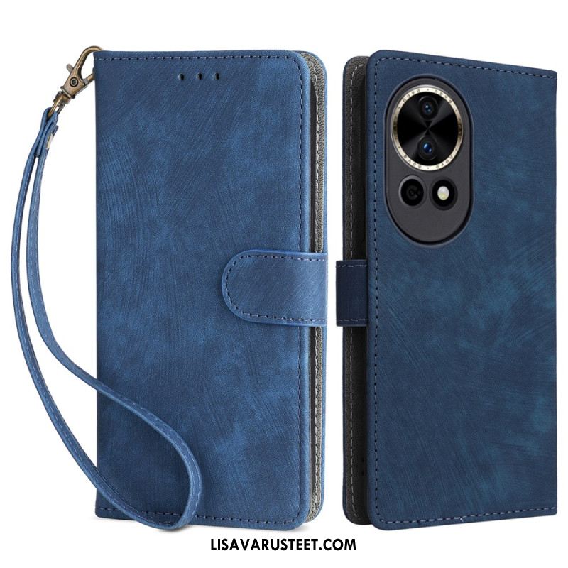 Kuoret Huawei Nova 13 Rfid-mokkanahkakuvioinen Lompakko