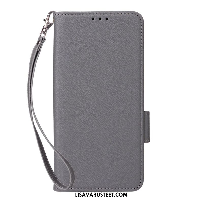 Kuoret Oppo Find X8 Pro Litsikuvioinen Ranneke Tekstuuri