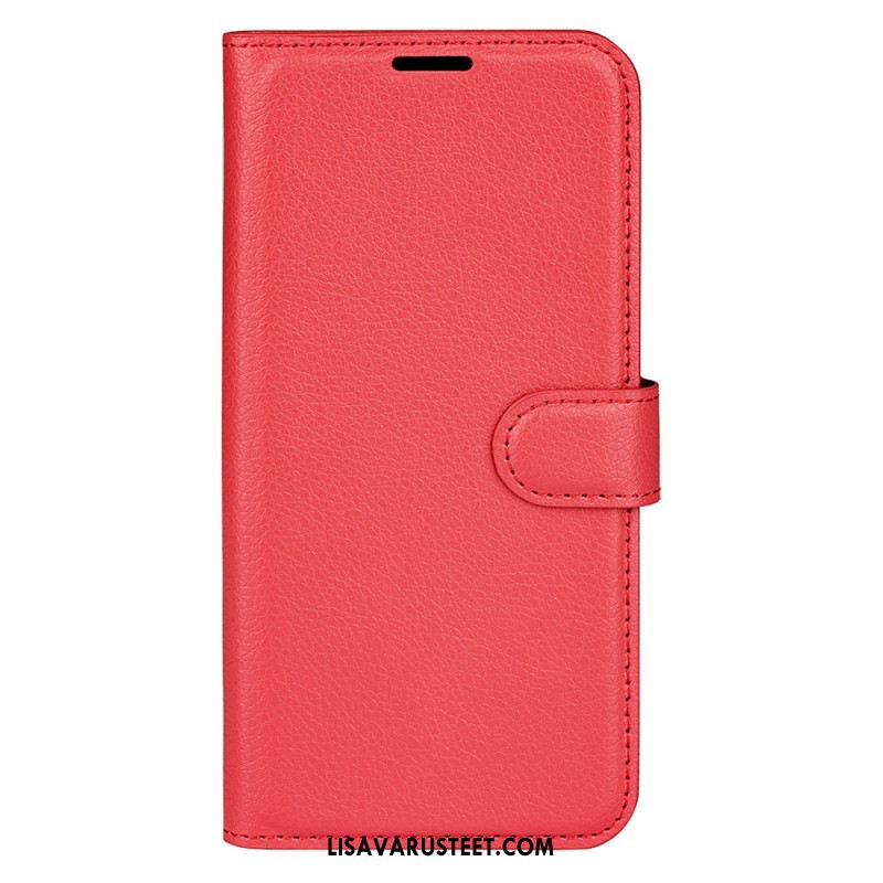 Kuoret Samsung Galaxy S25 5g Edge Litsikuvioinen Tekonahka