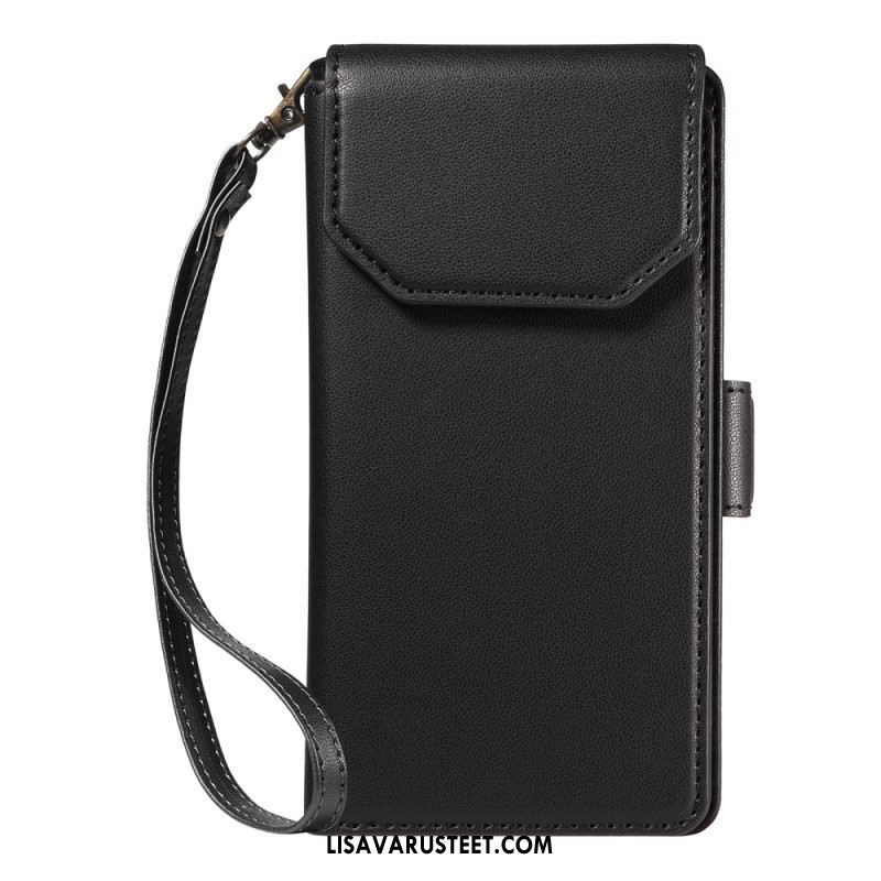 Kuoret Samsung Galaxy S25 Fe Korttikotelo Ja Rannehihna