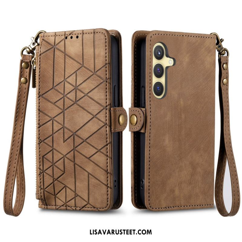 Kuoret Samsung Galaxy S25 Plus 5g Geometrinen Lompakko