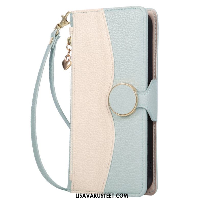 Kuoret Samsung Galaxy S26 Kaksivärinen Vetoketjullinen Lompakko