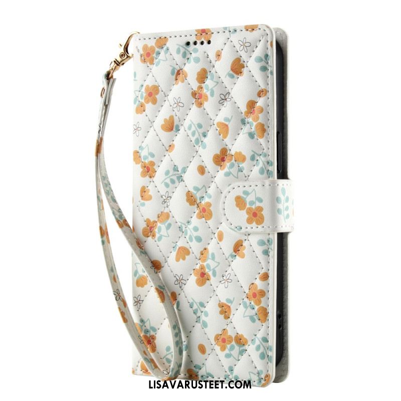 Kuoret Samsung Galaxy S26 Plus Kukkakuvioinen Hihna