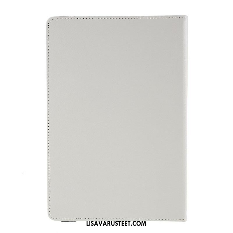 Kuoret Samsung Galaxy Tab S10 Fe Plus Pyörivä Litsikuvioinen Keinonahka