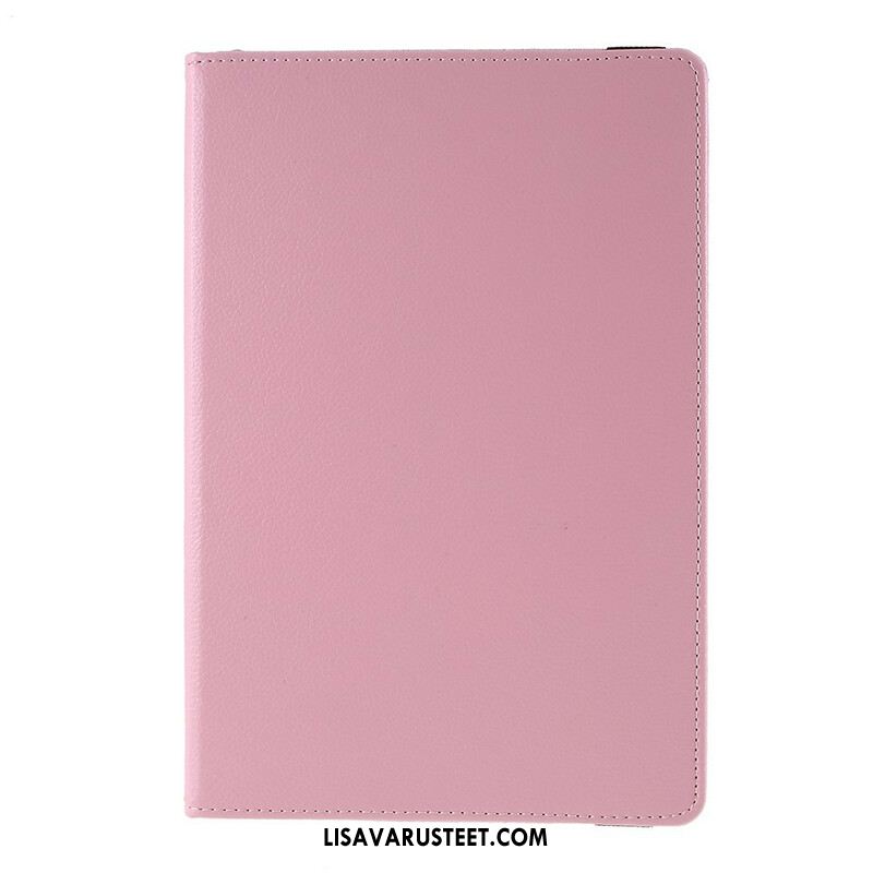 Kuoret Samsung Galaxy Tab S10 Fe Plus Pyörivä Litsikuvioinen Keinonahka