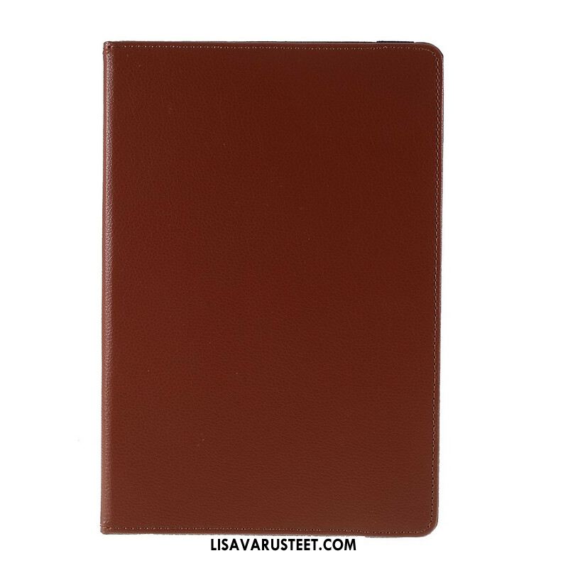 Kuoret Samsung Galaxy Tab S10 Fe Plus Pyörivä Litsikuvioinen Keinonahka