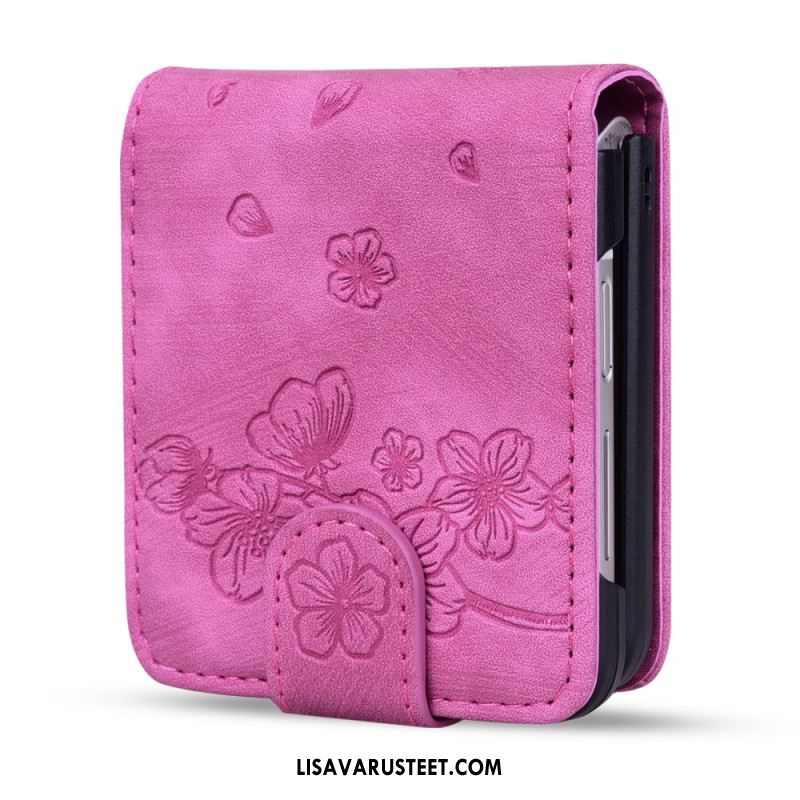 Kuoret Samsung Galaxy Z Flip 7 Fe Kissakuvioinen Korttikotelo