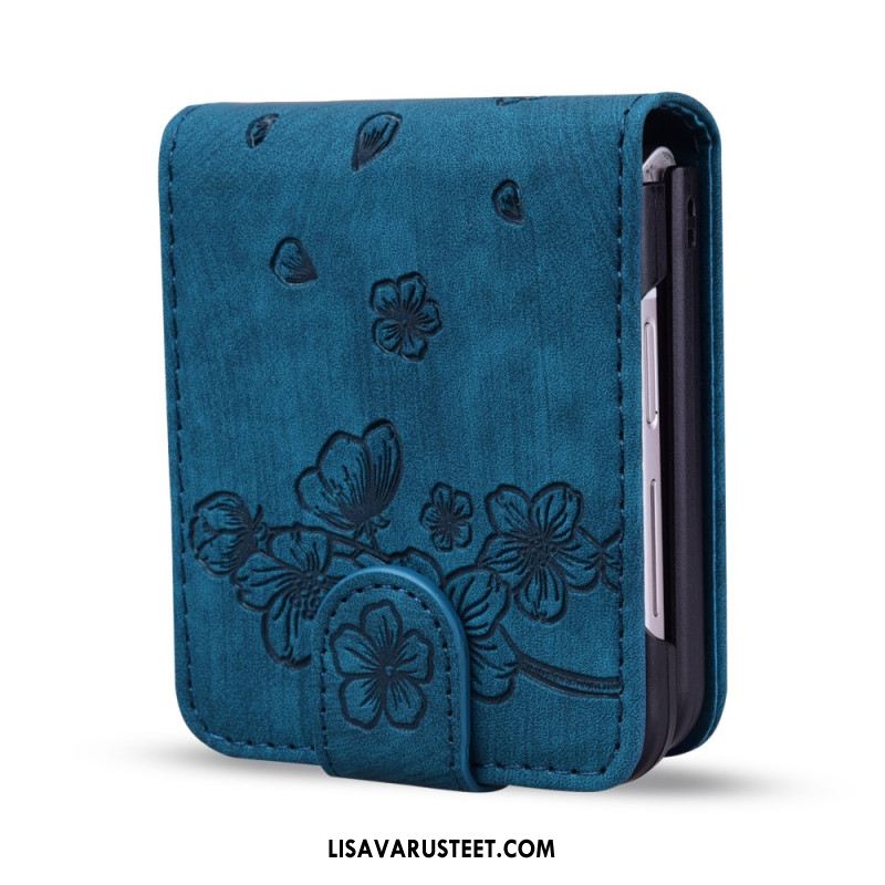 Kuoret Samsung Galaxy Z Flip 7 Fe Kissakuvioinen Korttikotelo